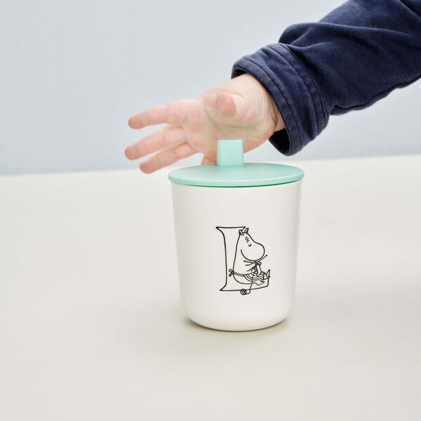 Moomin ABC Tasse L, moomin white, RIG-TIG