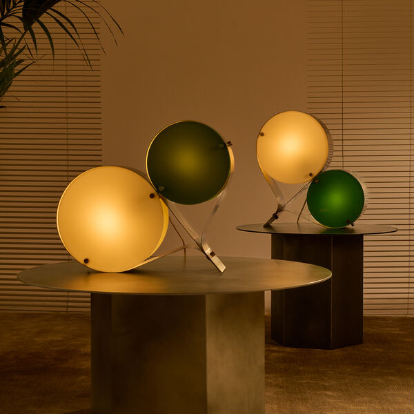 Coppia Tischleuchte, Elfenbein/Klee, GUBI