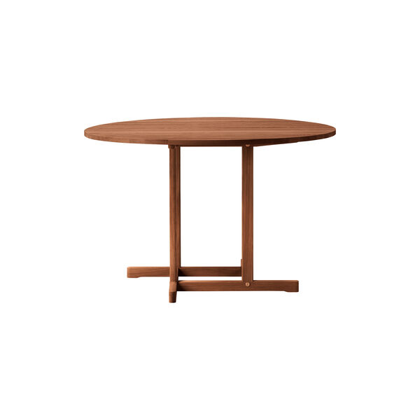 BM80 Mogensen Shaker Table &Oslash; 120 cm, oiled smoked oak, Fredericia Furniture