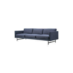 5623 Calmo 80 3-Sitzer-Sofa, m&oslash;rkebl&aring;/sort, Fredericia Furniture