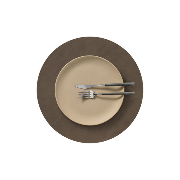 Nupo table mat Circle L, caviar, LIND DNA