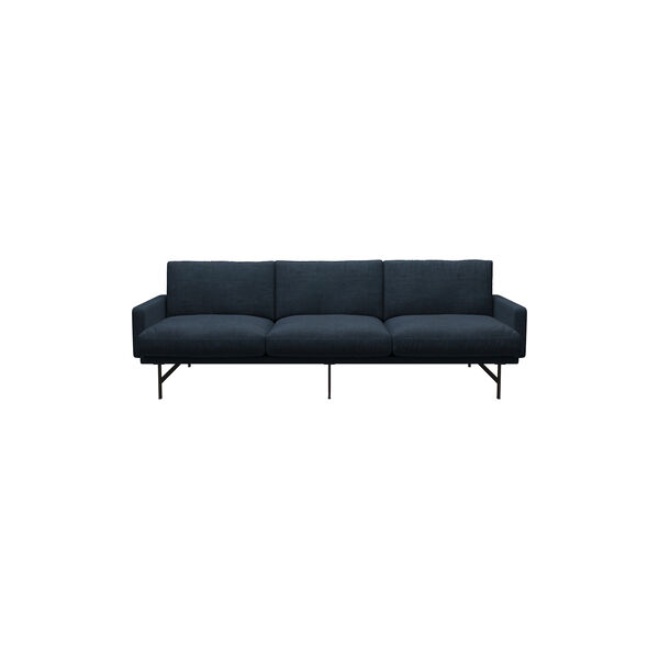 Lissoni&trade; PL113S Sofa,  black navy 783, Fritz Hansen