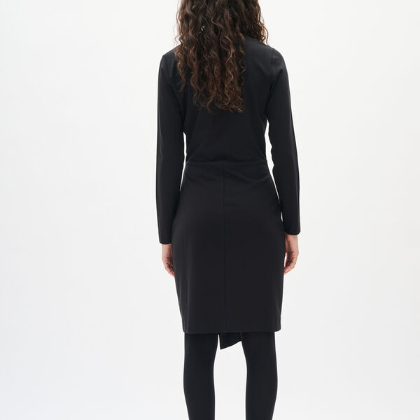 KaseyIW Fake Wrap Dress, black, InWear