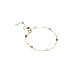 Lola Bold Armband, gold/marineblau, ENAMEL Copenhagen