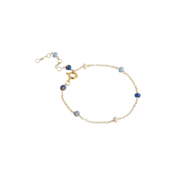 Lola Bold Armband, gold/marineblau, ENAMEL Copenhagen