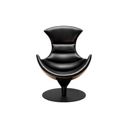 The Lobster Chair, walnut/black, Bruunmunch Furniture