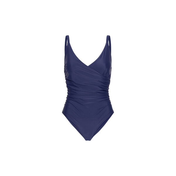 Medewi draperet Badeanzug, ozeanblau, Cartel Copenhagen