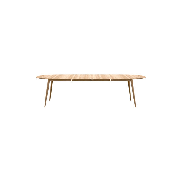 PLAYdinner Lam&eacute; Dining Table with Extension incl. 2 Extension Leaves, natural oiled oak, Bruunmunch Furniture