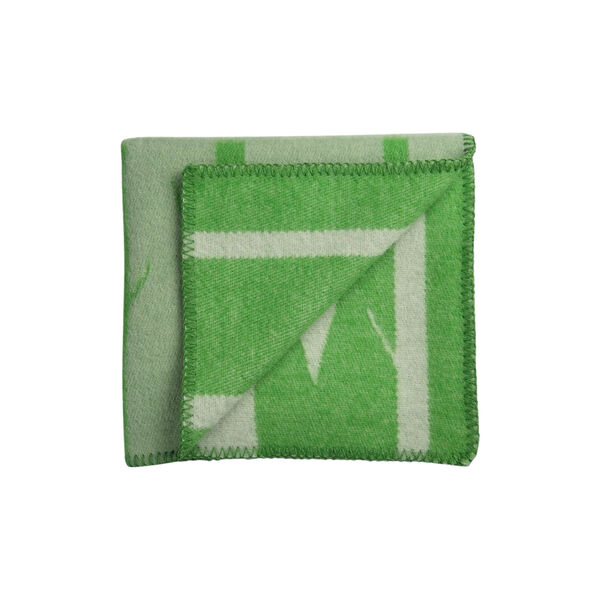 Krokodil Kinderplaid, gr&uuml;n/natur, R&oslash;ros Tweed