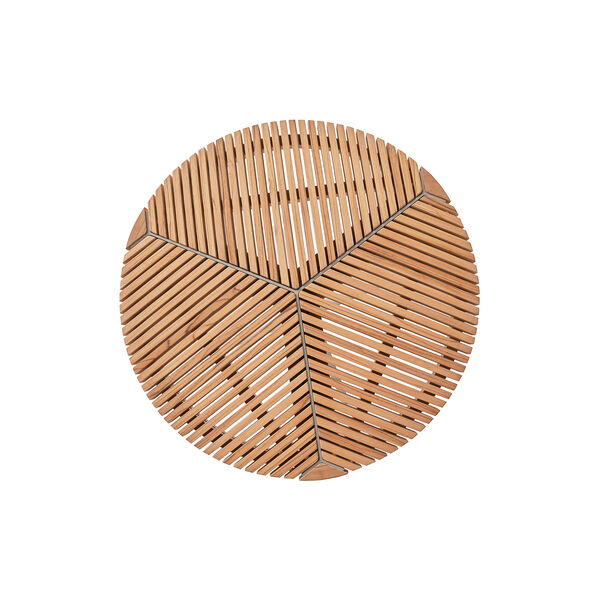 Vipp717 Open-Air-Café-Tisch, Teak/hellgrau, Vipp