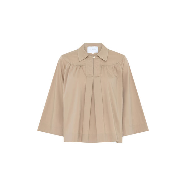 Vilma Shirt, dark sand, LA RŌUGE