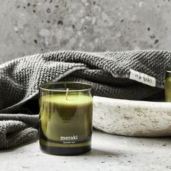 Scented Candle, lavender rain, Meraki