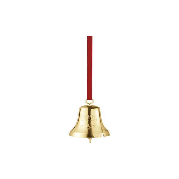 2024 Weihnachtsglocke, Gold, Georg Jensen