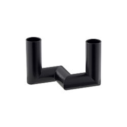 Matrix Mini Taper Candleholder 2 Arm, matte black, Uyuni Lighting