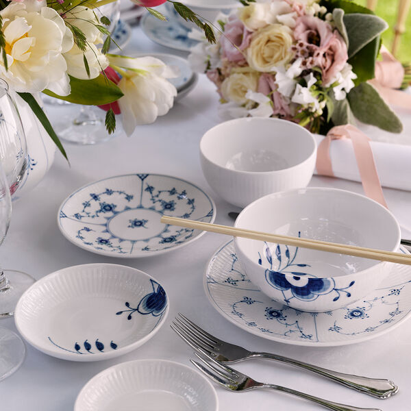 Weiß Gerippt Schale, 24 cl, Royal Copenhagen