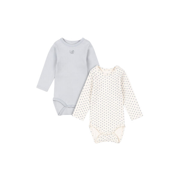 Bello 2-pack LS Body, blue mix, Konges Sløjd