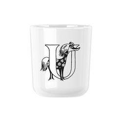 Moomin ABC Tasse U, moomin white, RIG-TIG