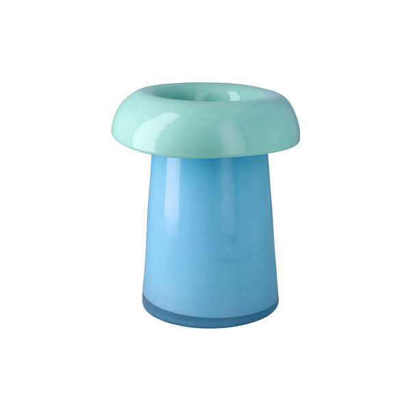 Soma Vase, hellblau/aqua, Holmegaard