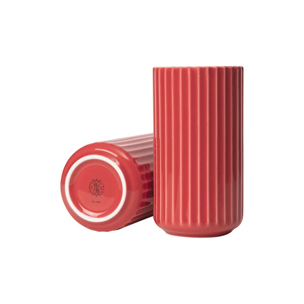 Lyngby Vase, red, Lyngby Porcel&aelig;n