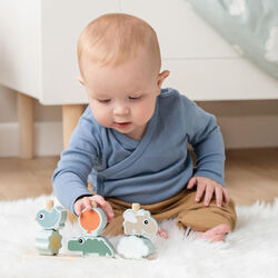 Happy Clouds stabiles Spielzeug, farbmix, Done by Deer