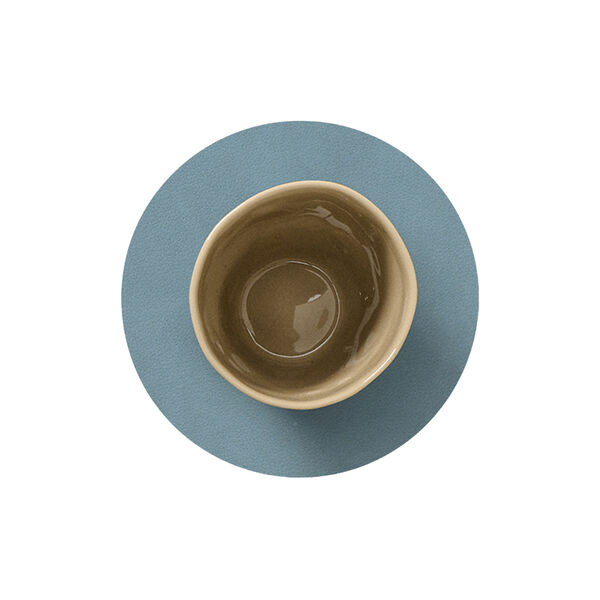 Nupo glass mat Circle, light blue, LIND DNA