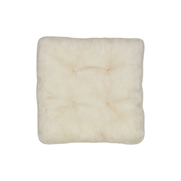 Neuseel&auml;ndisches Lammfell-Sitzkissen, hvid, NATURES Collection