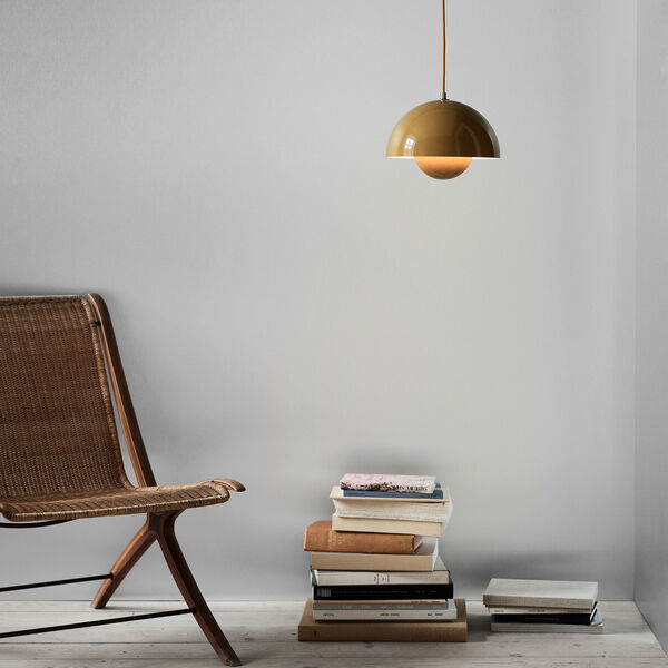 Flowerpot VP1 Pendant, mustard, &Tradition