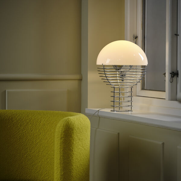 Wire Tischlampe, wei&szlig;, Verpan