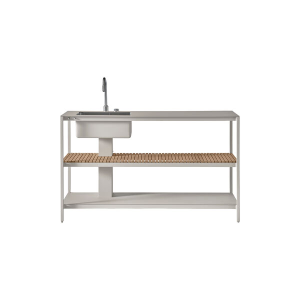 Vipp742 Open-Air Outdoor Kitchen Unit with Sink, Vipp