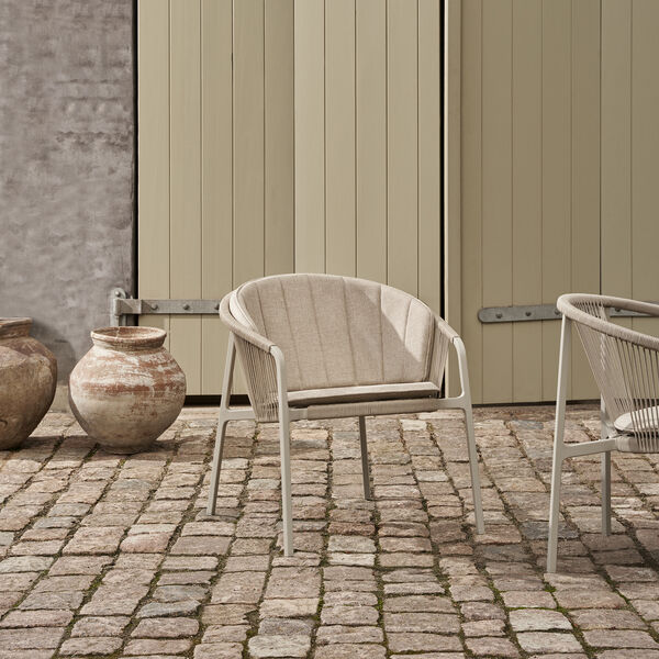 VIPP712 Lagrasse Loungesessel, hellgrau, Vipp