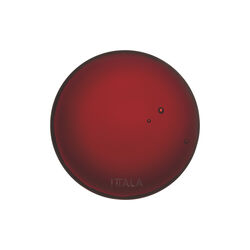 Glass platter, copper, Iittala