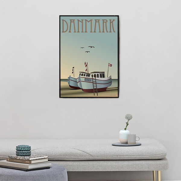 Danmark Fischerboote Plakat, ViSSEVASSE