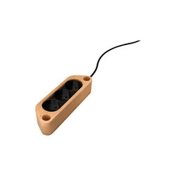 Power Strip for TV Stand, oak/black, KRISTIAN JUUL