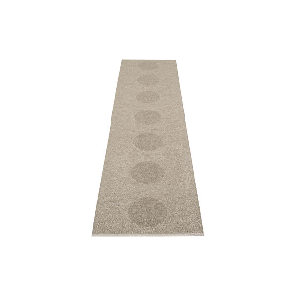 VERA 2.0 Rug, dark linen/linen, Pappelina