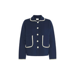 IRUMA Cardigan, maritime blue, Atelier R&ecirc;ve