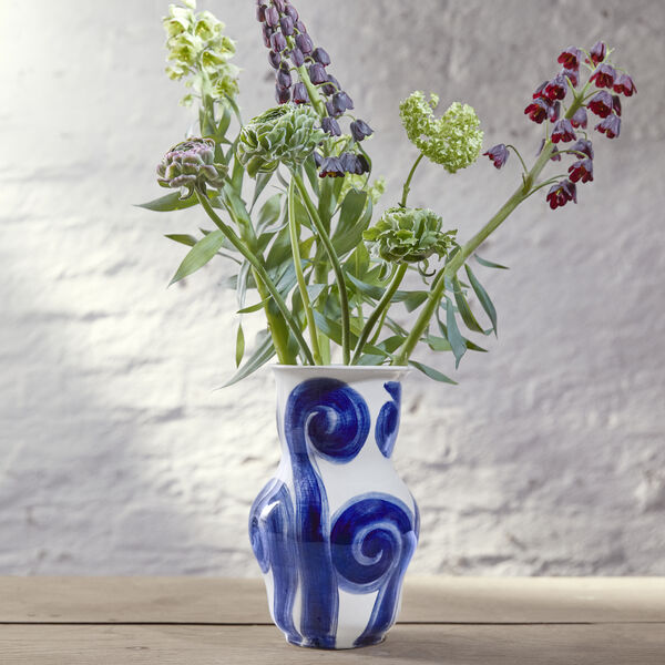 Tulle Vase, blau, K&auml;hler