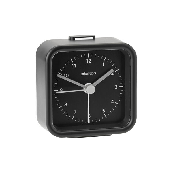 Okiru Alarm Clock, black, Stelton