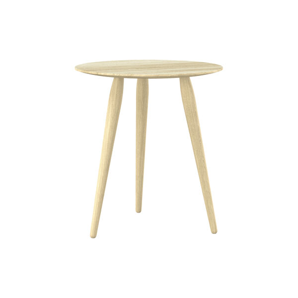PLAYround &Oslash;45 Coffee Table, soap treated oak, Bruunmunch Furniture