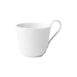 Wei&szlig; Gerippt Tasse mit hohem Henkel, 33 cl, Royal Copenhagen