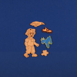 H.C. Andersen Wooden Toy | Clumsy Hans, Crateit