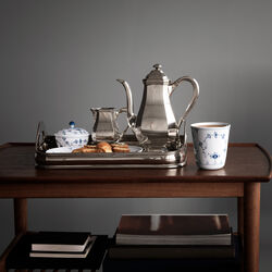 Musselmalet Gerippt Zuckerschale, Royal Copenhagen