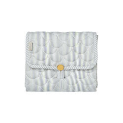 Gesteppte Wickelunterlage, classic stripes blue/praline2er-Pack, Cam Cam Copenhagen