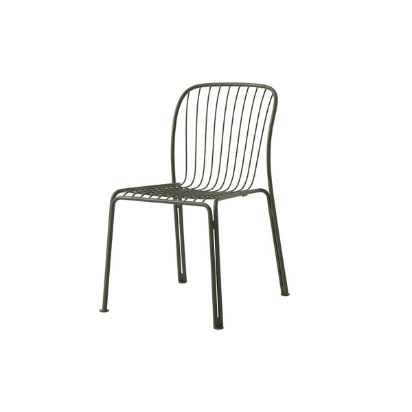 Thorvald SC94 Outdoor Side Chair, bronze green, &Tradition