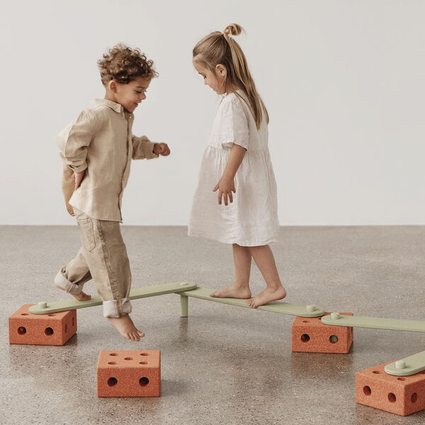 Balance Track, burnt orange/dusty green, MODU