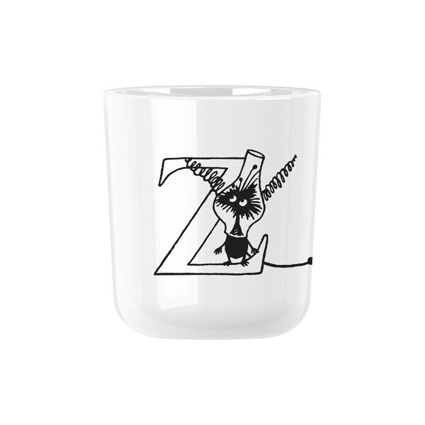 Moomin ABC Tasse Z, moomin white, RIG-TIG