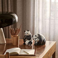 Fressende Pandafigur, Royal Copenhagen