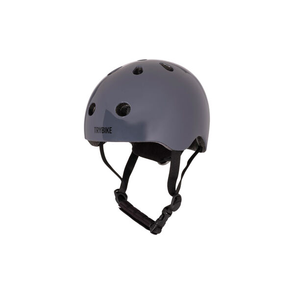 Fahrradhelm, anthrazitgrau Fahrradhelm, anthrazitgrau, Trybike
