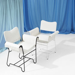 Tropique Esszimmerstuhl mit Fransen, Leslie Limonta 06/klassisches Schwarz, GUBI