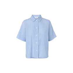 Carol SS Shirt, riviera, Basic Apparel