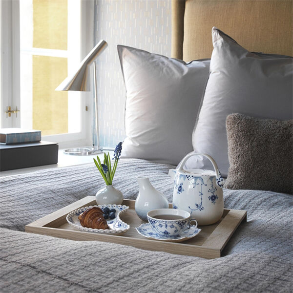 Musselmalet Vollspitze Tasse und Untertasse, Royal Copenhagen